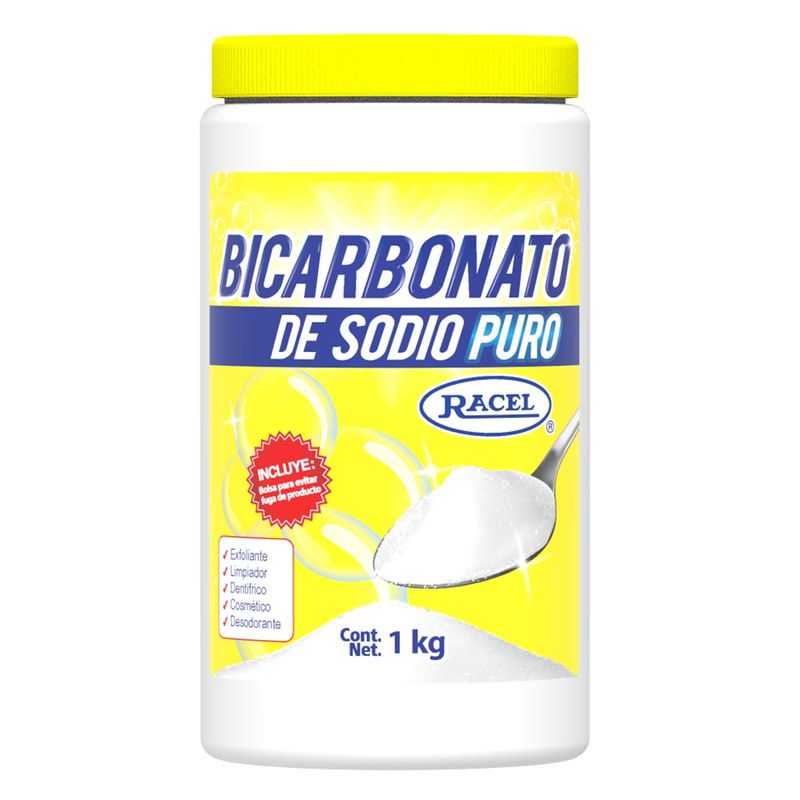Bicarbonato de sodio Racel Polvo 1kg