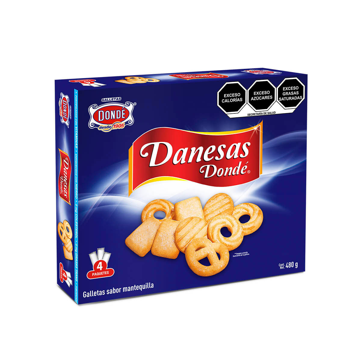 Galletas Dondé Danesas 480 G