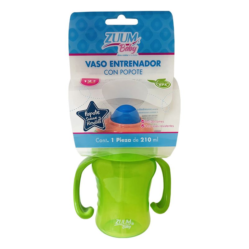 Vaso Entrenador con Popote Silicón Zuum Baby | Chedraui