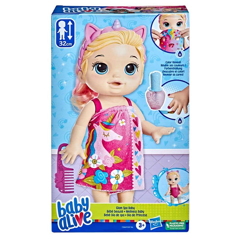 Muneca Dia De Spa Baby Alive F3564