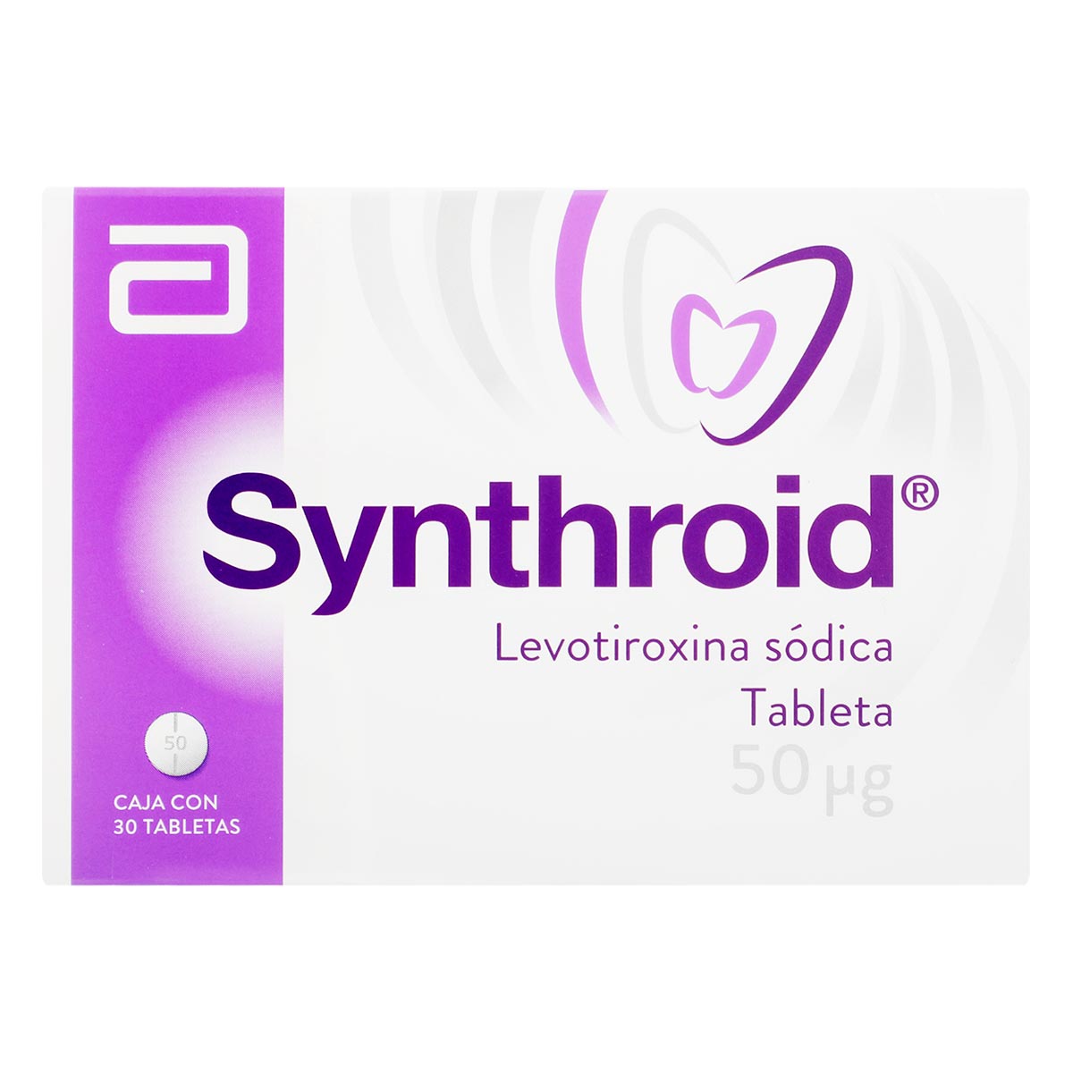 Tabletas Synthroid 50mcg Caja con 30 Tabletas | Chedraui