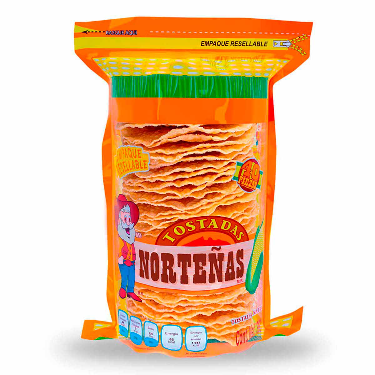 Tostadas Norteñas de maíz 360g | Chedraui