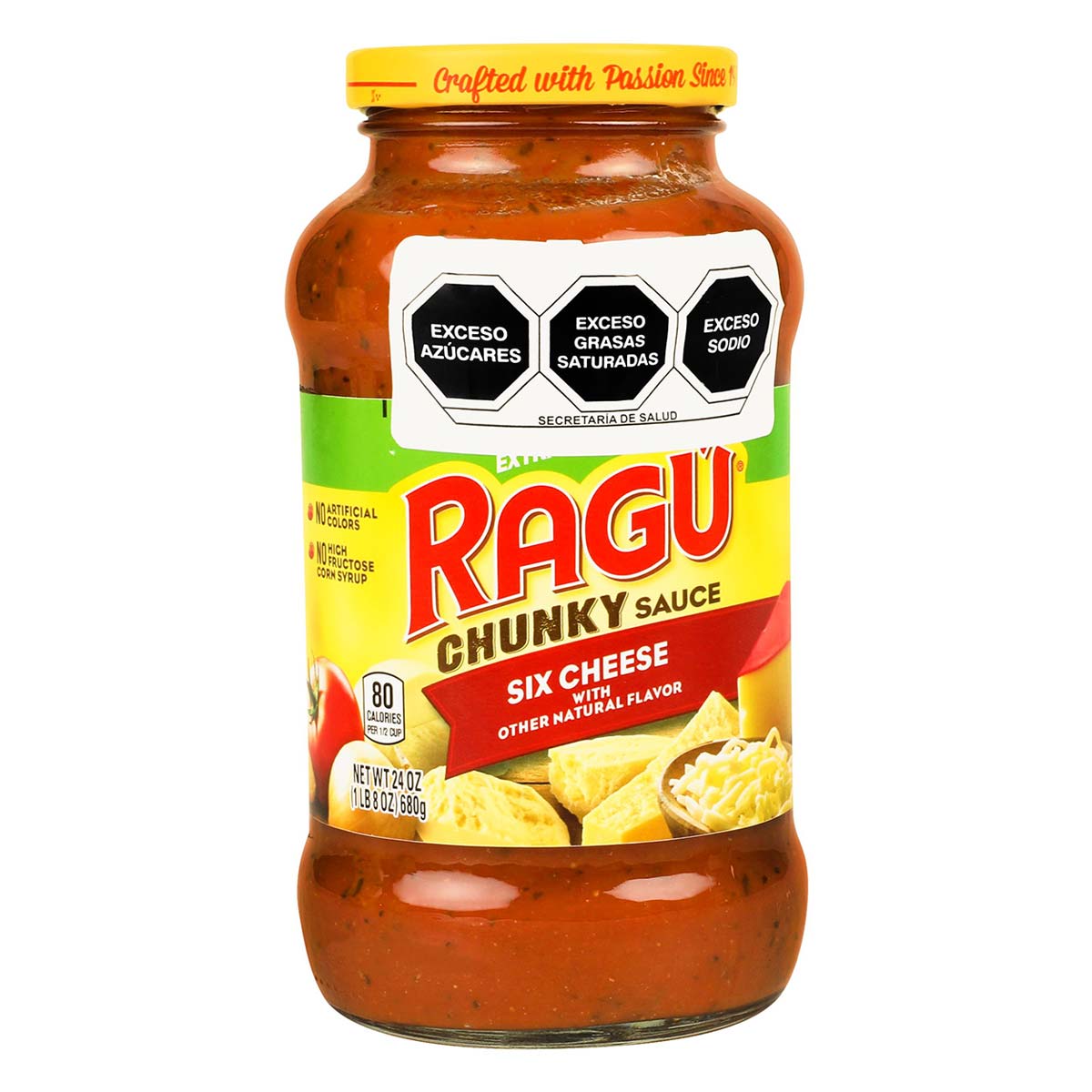 Salsa Para Pasta 6 Quesos Ragu 680g Chedraui