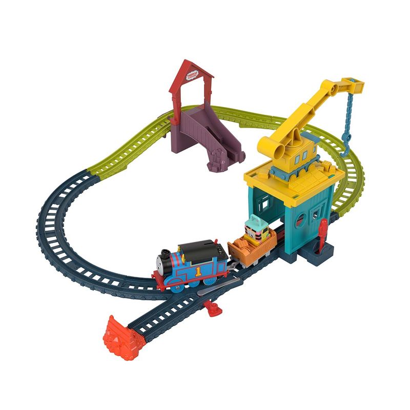 Thomas Friends Trackmaster Pista Carly y Sandy con Thomas