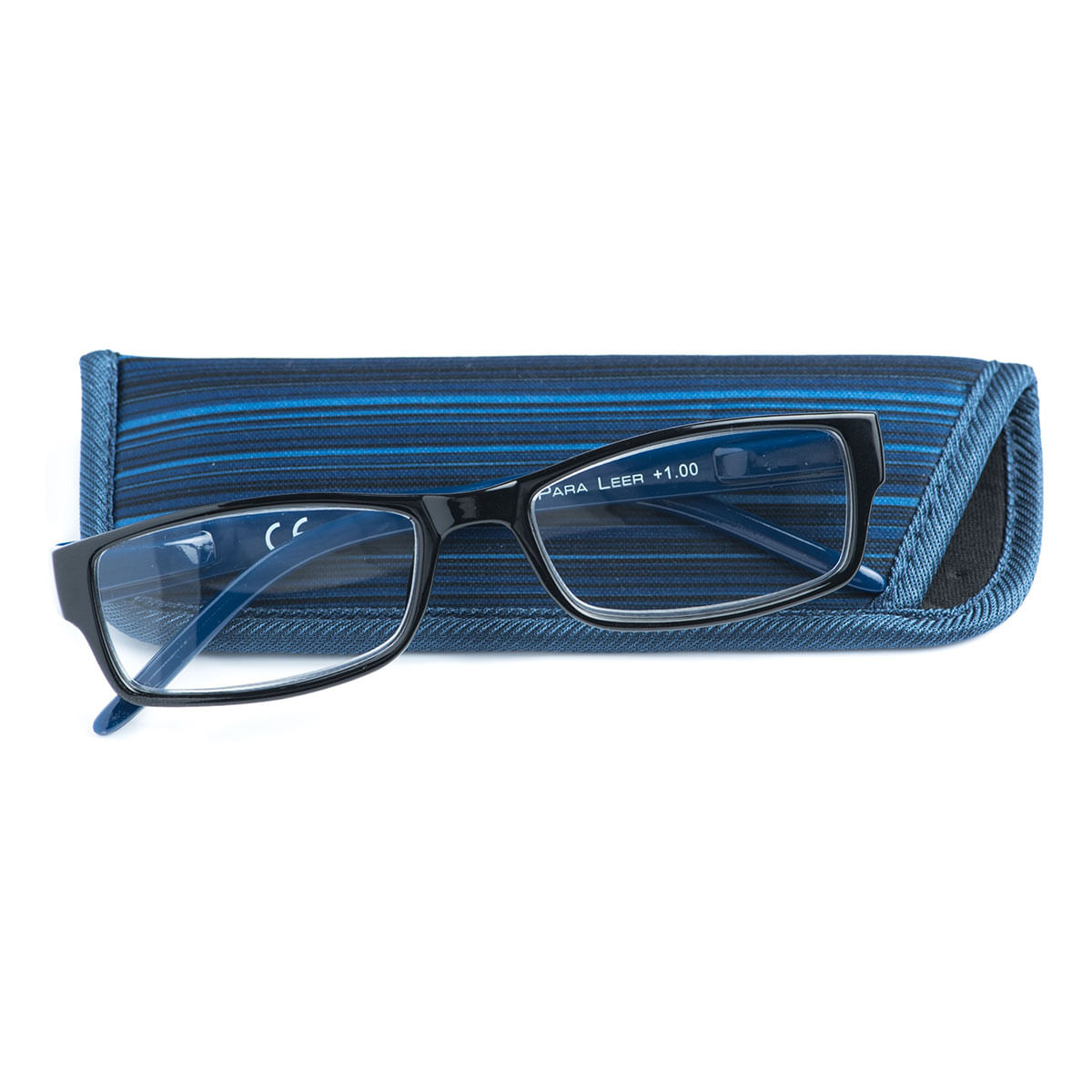 Lentes para Vista Cansada SPL 1002 Color Azul Graduacion 1.00 con Estuche Chedraui