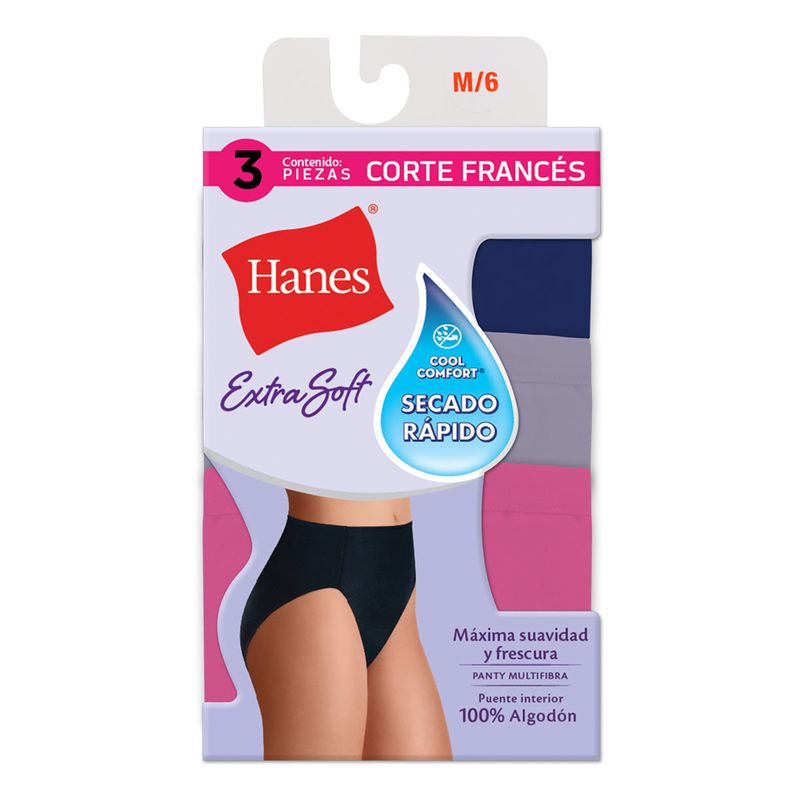 Panty Hanes Corte Frances 43M3C03 Chedraui