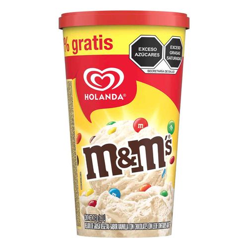 Helado Holanda M&M 1.17L