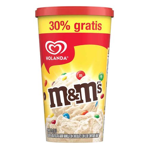 Helado Holanda M&M 1.17L