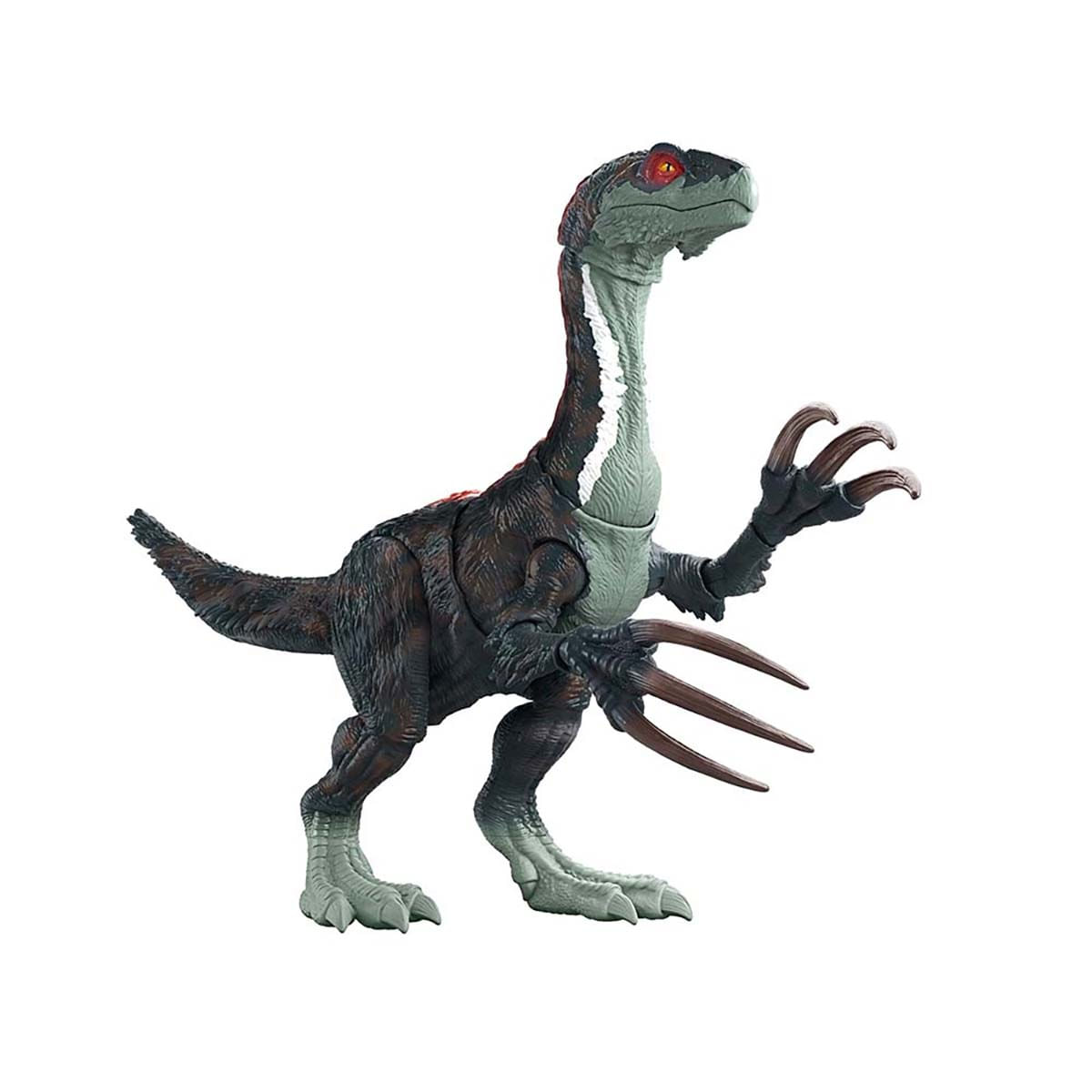 Juguete Jurassic World Therizinosaurus con efectos de Si Chedraui