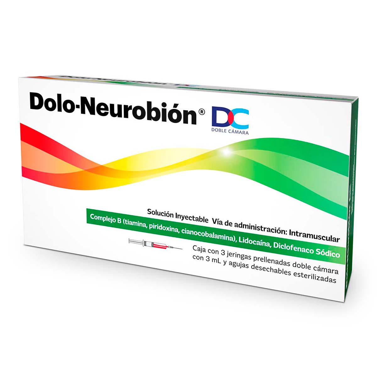 Inyectable Dolo-Neurobión DC 3 Jeringas | Chedraui