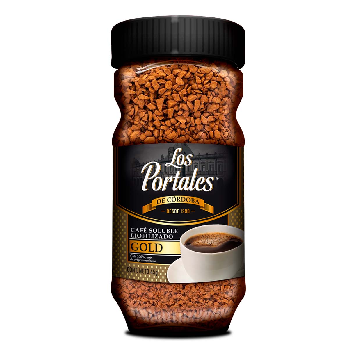 Café Los Portales Soluble Gold Liof 45g | Chedraui