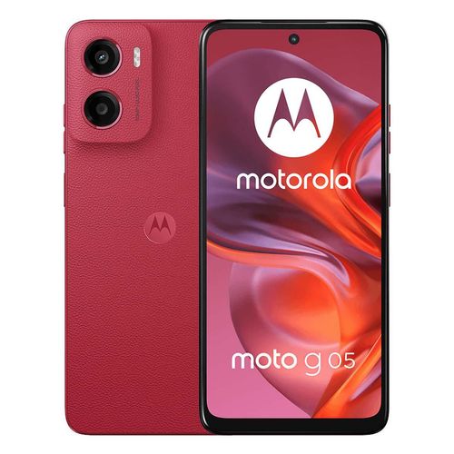 Celular Motorola Moto G05 128GB 4GB RAM Rojo Desbloqueado