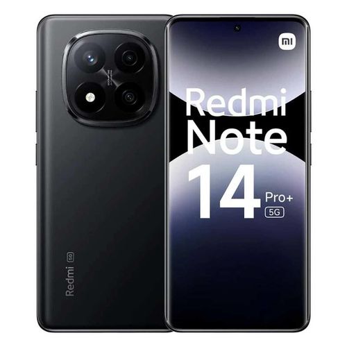 Celular Xiaomi Redmi Note 14 Pro Plus 5G 256GB 8GB RAM Negro Medianoche Desbloqueado