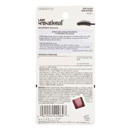 Máscara para Pestañas Maybelline New York Lash Sensational Full Fan 9ml