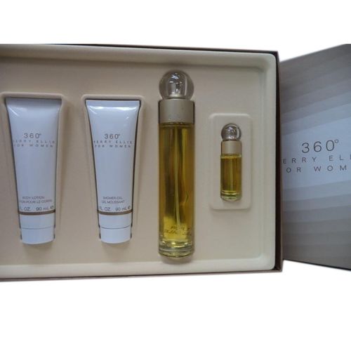 Set de Fragancias para Dama Perry Ellis 360 con 4 Piezas