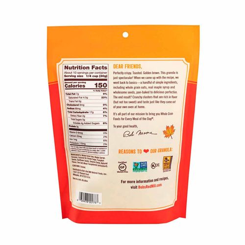 Granola Bob's Red Mill Maple y Sal de Mar 312 g