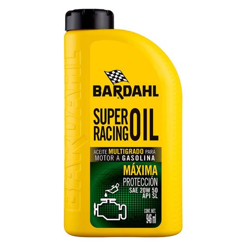 Aceite Multigrado Bardahl Super Racing SAE 20W50 946ml