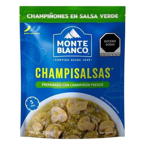 Champisalsas Champiñones Monteblanco Salsa Verde 250g