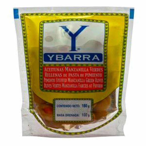 Aceitunas Ybarra Marinter Rellena Pimiento Doy Pack 180g