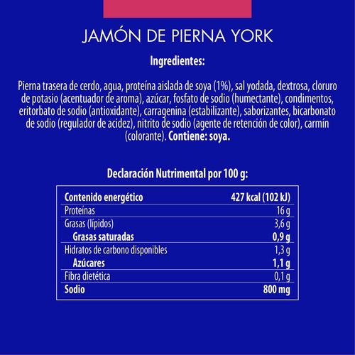 Jamón de Pierna Fud York kg