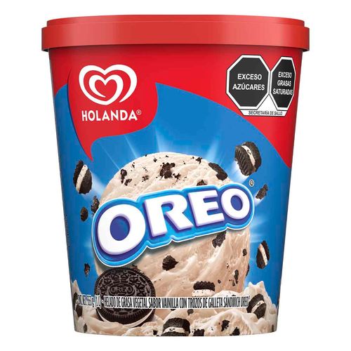 Helado Holanda Galleta Oreo 1L