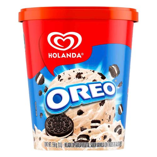 Helado Holanda Galleta Oreo 1L