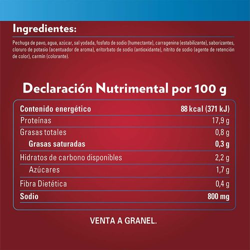 Pechuga de Pavo San Rafael Natural Kg