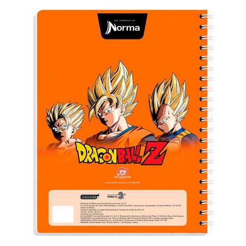 Cuaderno Norma Prof Ry Dragon Ball Z
