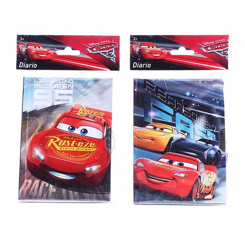 Diario Quales con Candado 15X11 cm Cars