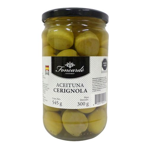 Aceituna Foncardé Cerignola Frasco 545g