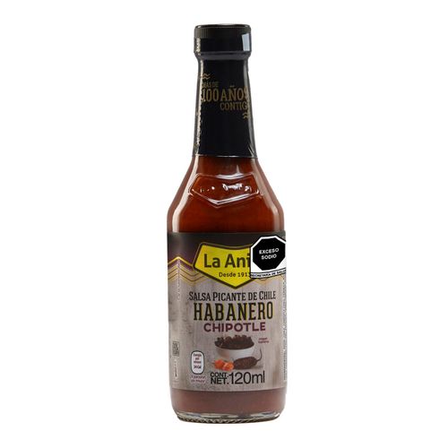 Salsa La Anita de Chile Habanero con Chipotle de 120ml