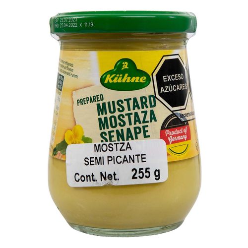 Mostaza Kuhne Medio Fuerte 255g