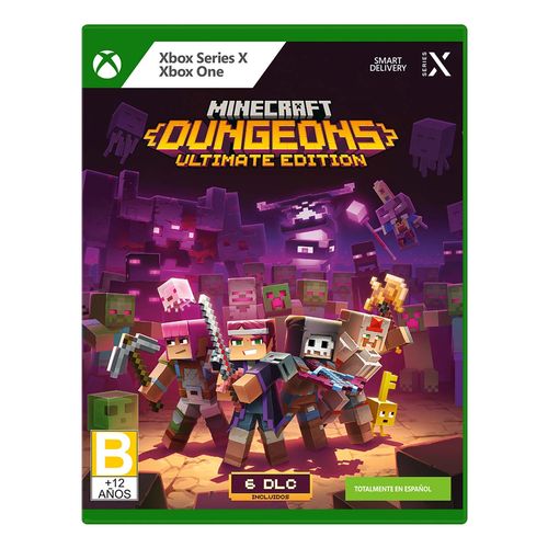 Videojuego Xbox One Minecraf Dungeons Ultimate Edition Series X