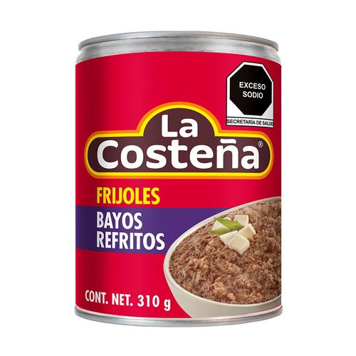 Frijoles Bayos La Costeña Refritos 310g