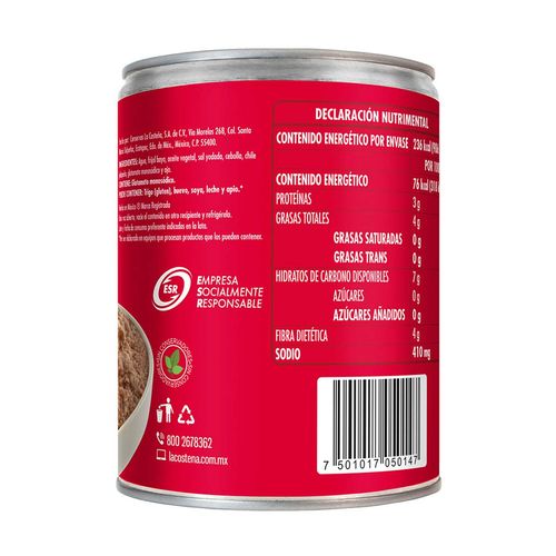 Frijoles Bayos La Costeña Refritos 310g