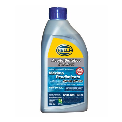 Aceite Lubricante Sintético Multigrado 5W30 946ml
