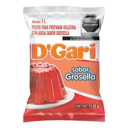Gelatina D'Gari Grosella de 120g
