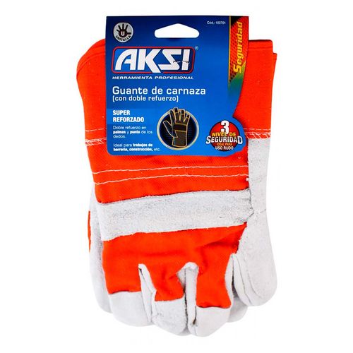 Guante de Carnaza Aksi Reforzado