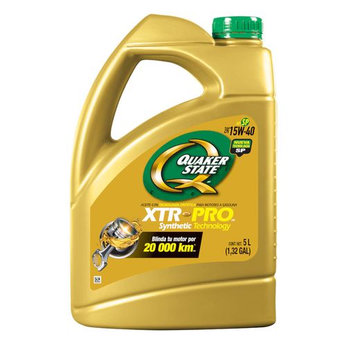 Aceite Quaker State Sintetico 15W40 5L