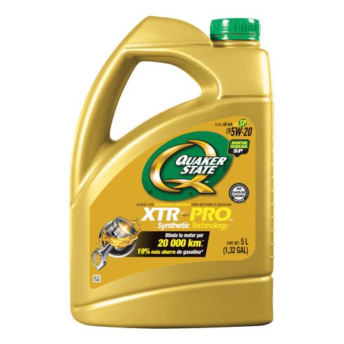 Aceite para Autos Quaker State Sintetico 5W20 5L