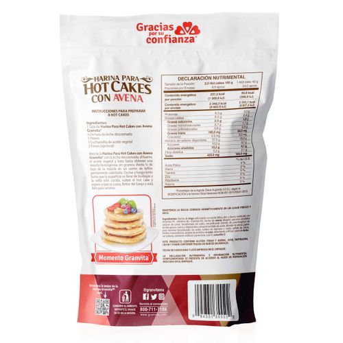 Harina para Hot Cakes Granvita 400g.