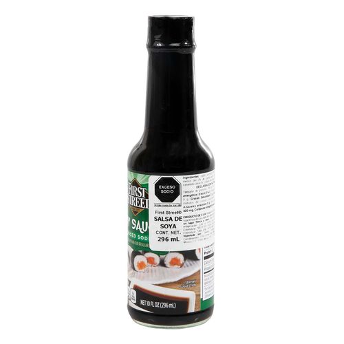 Salsa First Street Soya Bajo Sod 283g