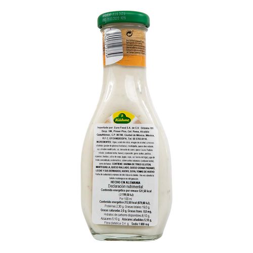 Aderezo Kühne Cesar 250ml