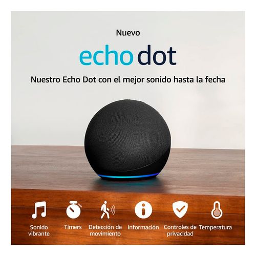 Echo Dot 5 Bocina inteligente con Alexa Negro