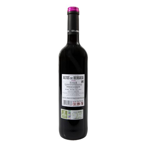 Vino Tinto Altos De Bergasa Joven 750ml