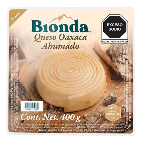 Queso Bionda Oaxaca Ahumado 400g