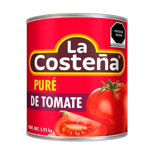 Pure La Costeña De Tomate 2.95kg.