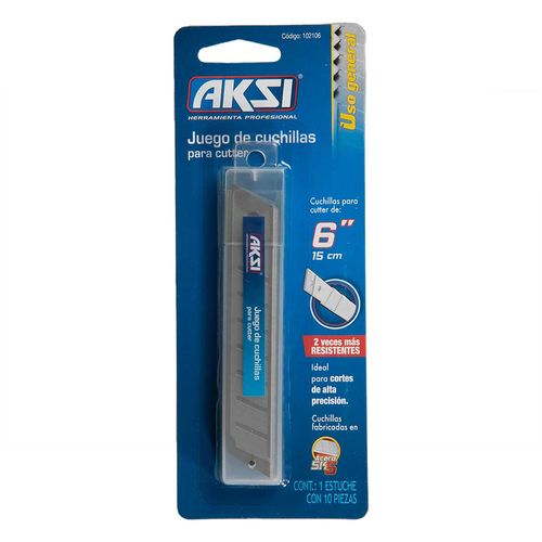 Jgo/cuchillas Aksi Para Cutter 6-AK