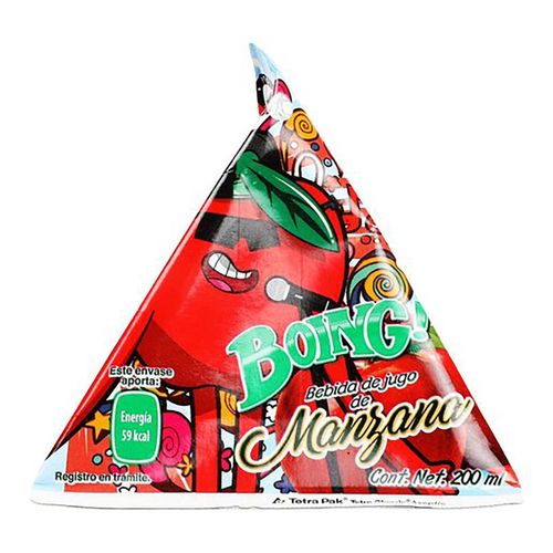 Bebida Jugo Boing Triángulo Manzana 200ml