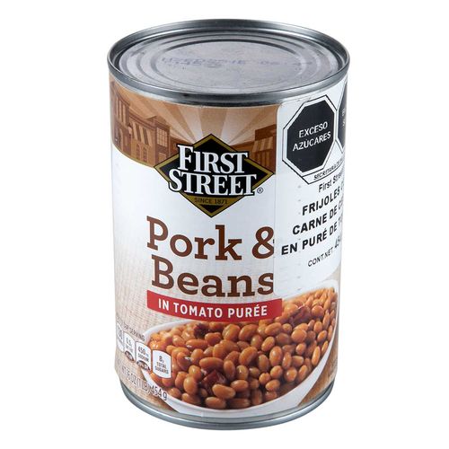 Frijol First Street Con Puerco 425g